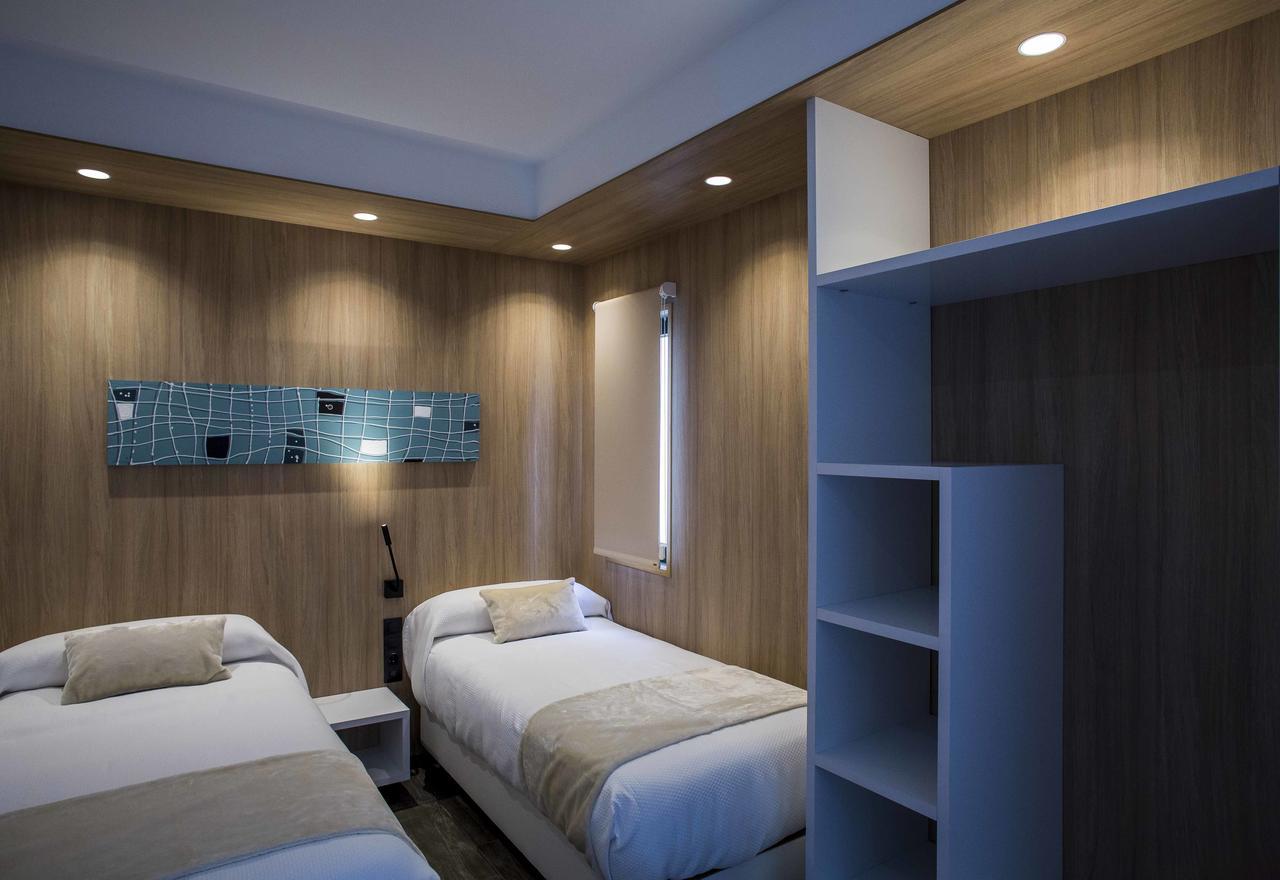 Chambre Lits Jumeaux avec Salle de Bains Privative